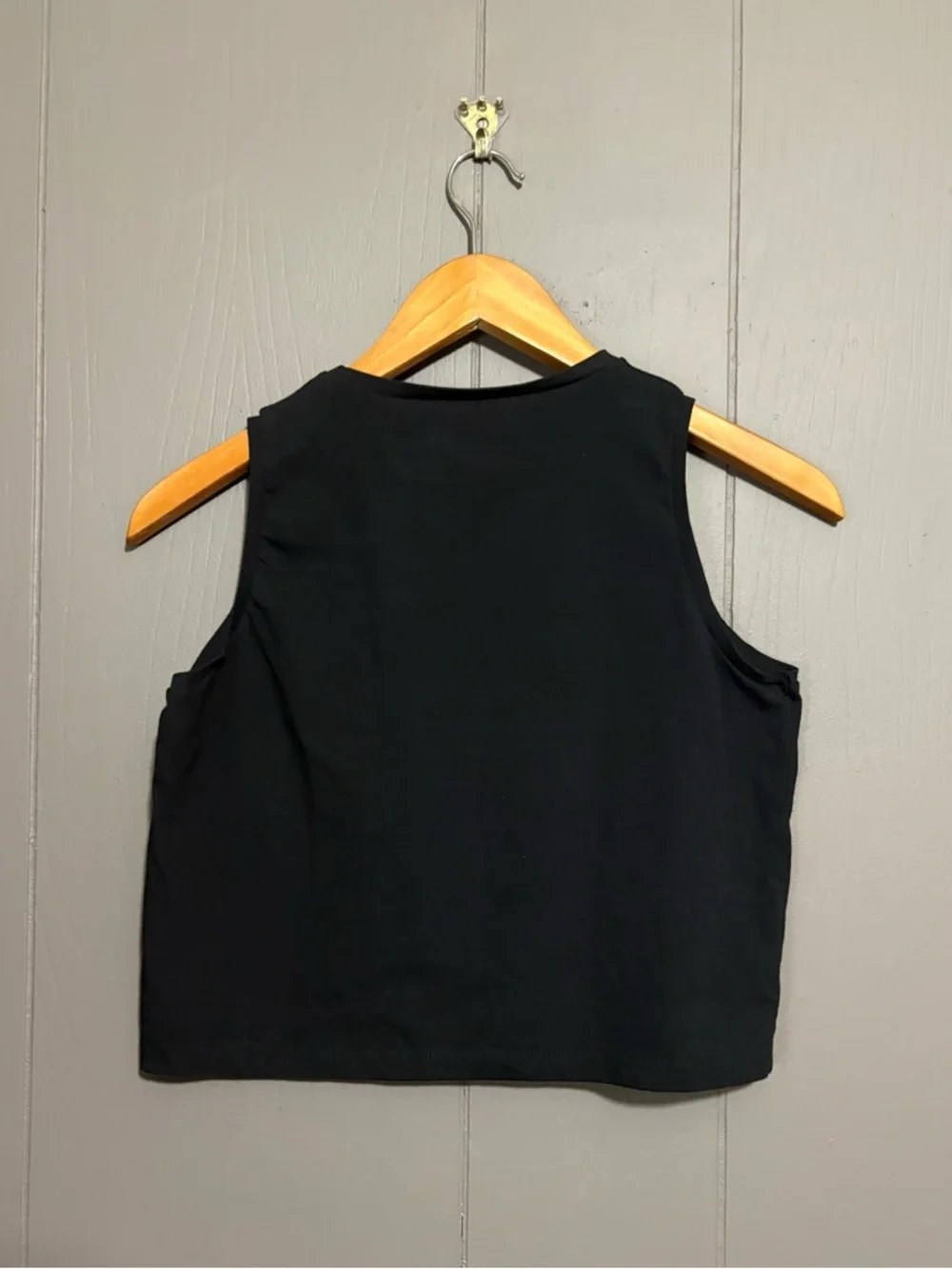 Rock in Rio Music Festival Black Crop Tank Top with Pink Accents - Picture 4 of 5